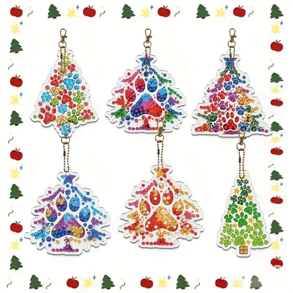 Resin Craft For Beginners - 6 szt./zestaw DIY Breloczek z diamentową