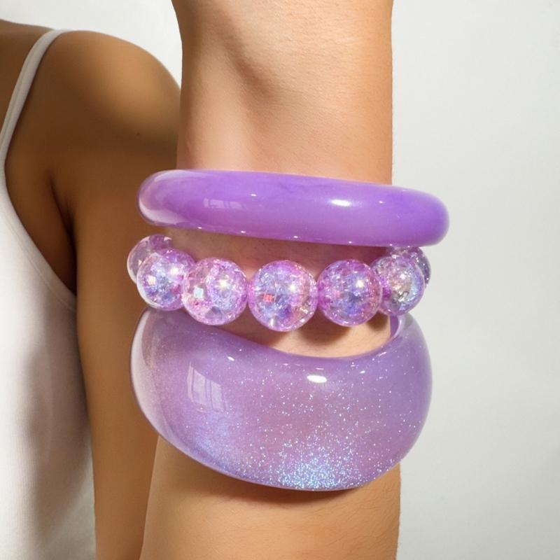 Resin Glitter Pack - P9FE Zestaw 1 zestawu Kolorowa bransoletka