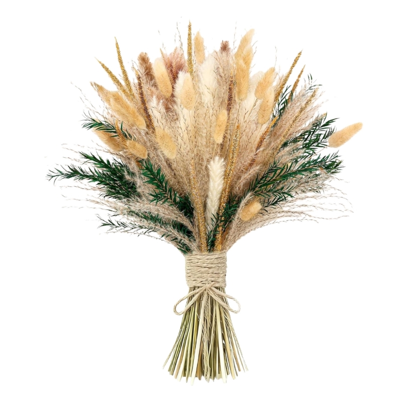 Dried Flower Bulk - Luzem 100 szt. Suszonych pędów trawy