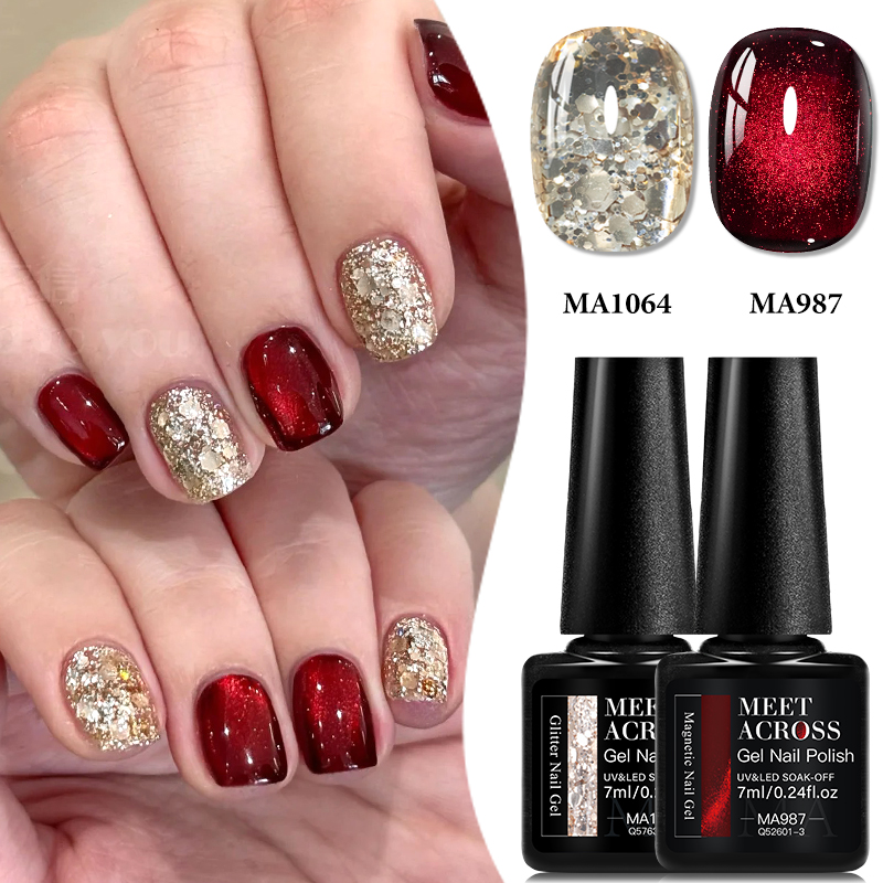 Resin Glitter Pack - Zestaw 2 szt. magnetycznego żelu i