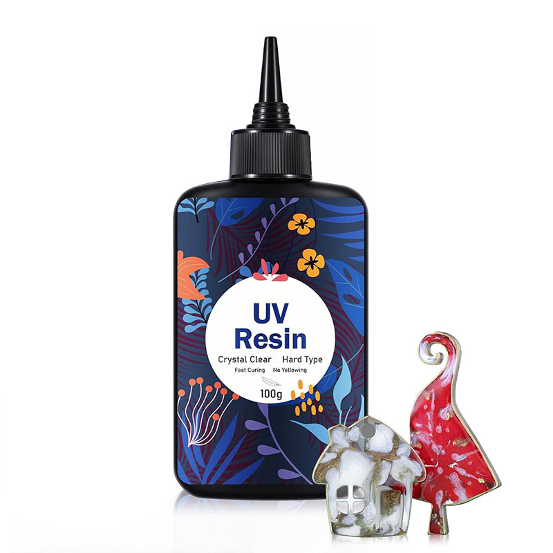 Epoxy Uv Resin Kit - 1 sztuka zestawu żywicy UV 100G,