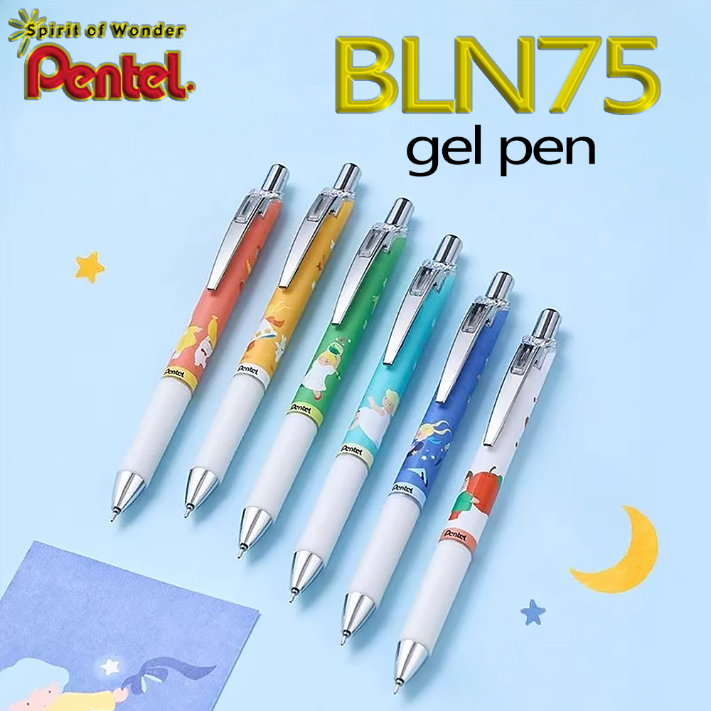Pentel Pen Energel - 1 długopis 3 wkłady Nowe japońskie