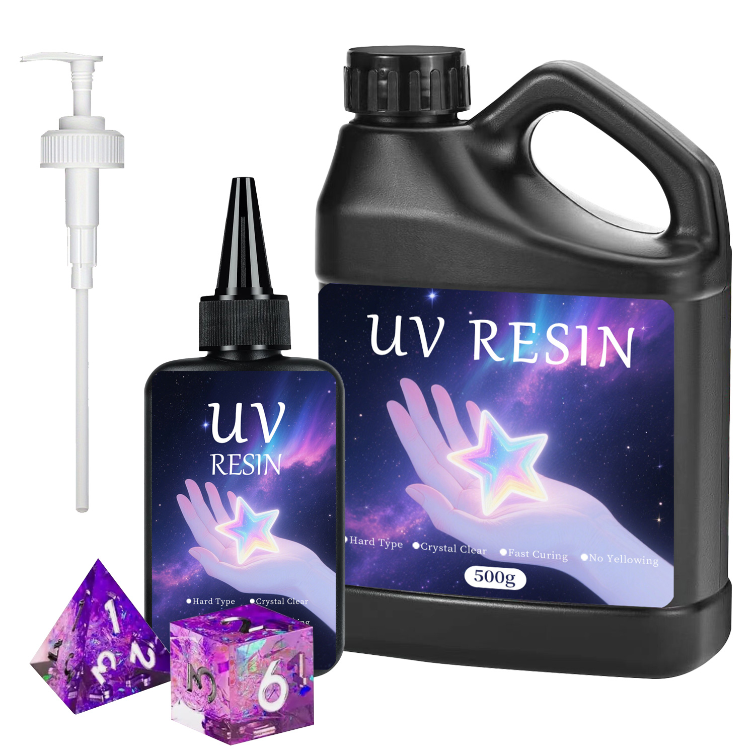 Epoxy Uv Resin Kit - Zestaw żywicy UV z narzędziami do