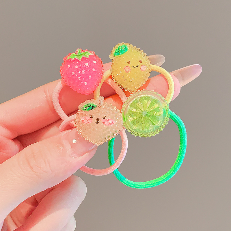 Resin Glitter Pack - 2026 Nowe 2/10 szt./zestaw Puszyste Gumki