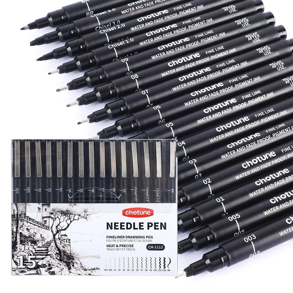 Czarne mikropługopisy, 15 rozm – Copic Marker Sketch recenzja i cena
