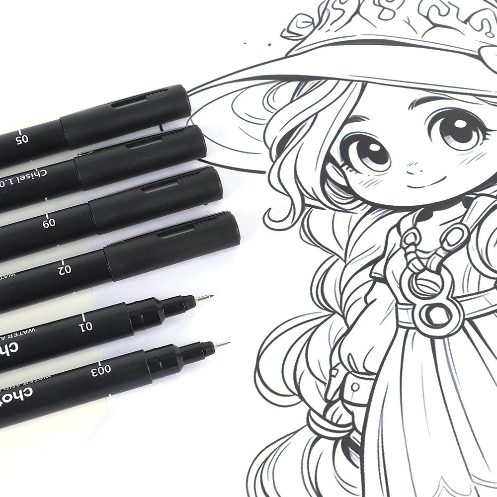 Czarne mikropługopisy, 15 rozm – Copic Marker Sketch recenzja i cena
