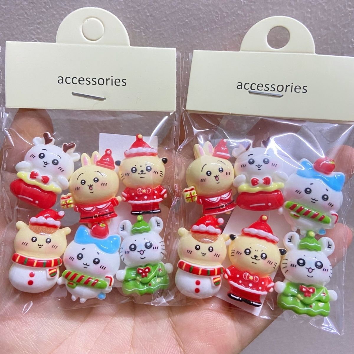 Świąteczne jednokolorowe nakle – Resin Craft Supplies recenzja i cena