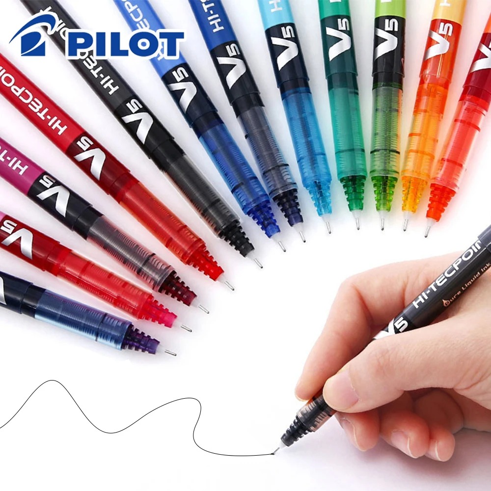 3szt Japan PILOT Długopisy żel – Pilot Pen V5 recenzja i cena