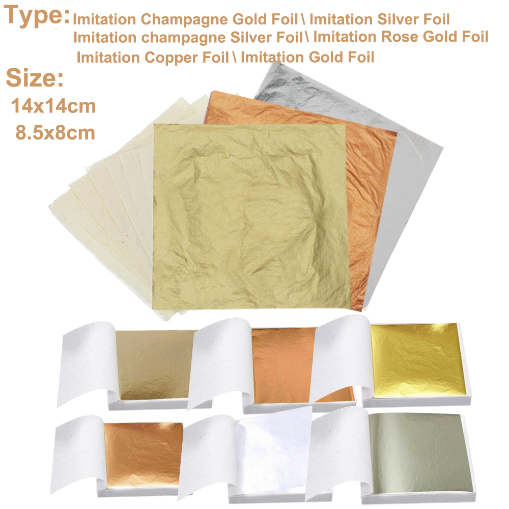 100 szt. Imitacji złota, srebr – Gold Foil Flakes recenzja i cena