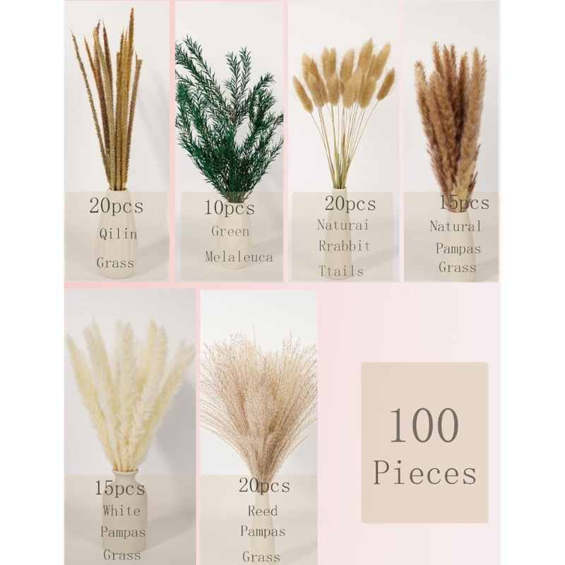 Luzem 100 szt. Suszonych pędów – Dried Flower Bulk recenzja i cena