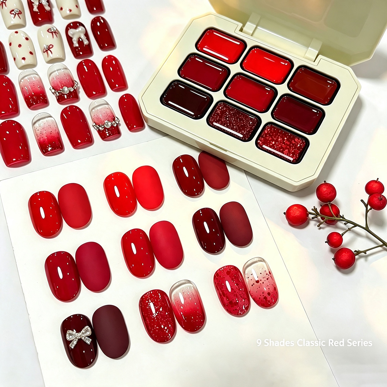 9 Kolorów Klasyczny Czerwony S – Resin Glitter Pack recenzja i cena