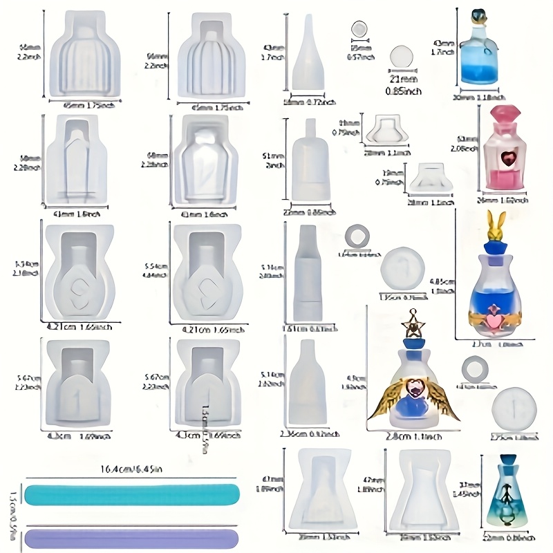 Zestaw 5 form silikonowych do  – Resin Jewelry Kit recenzja i cena
