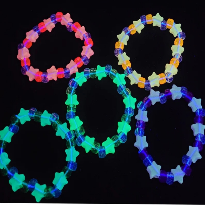 Zestaw 5 bransoletek kandi z g – Resin Glitter Pack recenzja i cena